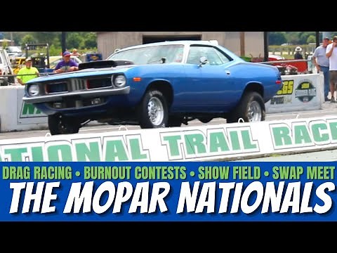 Show Cars, Drag Racing & BURNOUTS @ The 41st Annual MOPAR NATIONALS in Hebron, OH