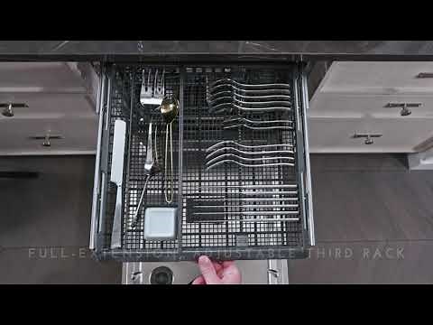 Monogram Dishwasher with Full-extension, Adjustable Third Rack