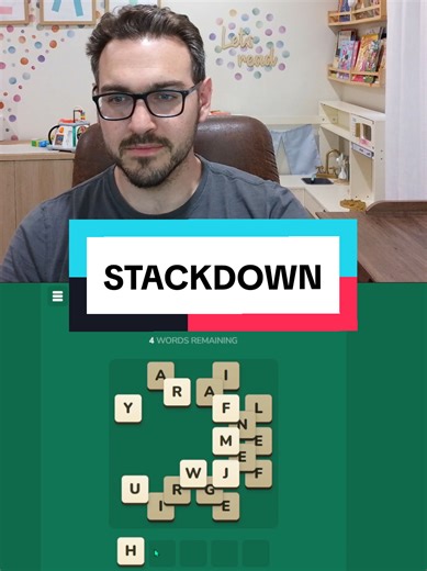Stackdown: Stacking Blocks to Make Words