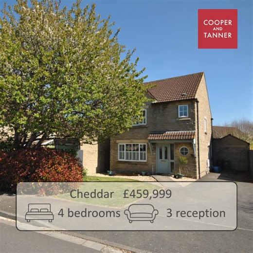 👓Eagle‑eyed viewers may have spotted some familiar local landmarks in the new BBC sitcom Can You Keep a Secret? The series, featuring Dawn French, was filmed in and around Cheddar, Axbridge and Winscombe, with much‑loved locations including Axbridge’s Medieval Town Square, the Waterfall Café in Cheddar, and Ten Acre Woods near Axbridge all making an appearance on screen. If watching has tempted you to make the move to this beautiful part of Somerset, we have a wonderful selection of properties 