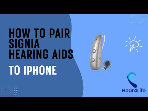 How to pair Signia hearing aids to iphone.