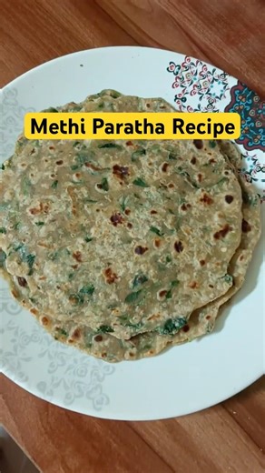 Easy Methi Paratha 😋 | Soft & Tasty #methiparantha #cooking #food