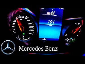 2019 Mercedes C 200 0-100 km/h Acceleration - GERMAN AUTOBAHN