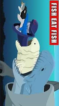 😱Fish Eat Fish | Monster Animation – Ocean Predators, Sea Monsters & Prehistoric Creatures