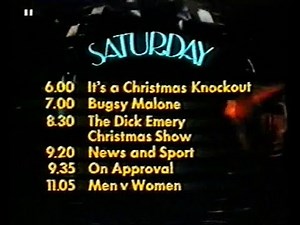 1981 BBC Christmas line up