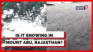 Snow and Mount Abu are never really heard of before indeed, but it seems like extreme weather conditions could bring down the unheard of. A video shared by ANI shows that due to drop in temperature in Mount Abu, a layer of snow froze. Snow froze on the grounds, on the glass of vehicles. Take a look #Rajasthan #MountAbu #Snow #Winters | News18