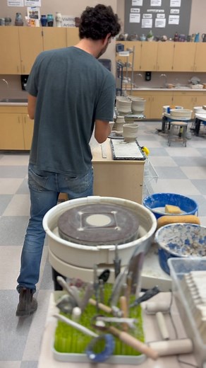 “Chat GPT, Write about using the pottery wheel as a foundation for my creative process when making abstract landscape art.” . . 🌀✨ Sculpting Dreams on the Pottery Wheel: A Canvas for Abstract Landscapes 🏺🌄 The pottery wheel is my sacred space, the foundation upon which I embark on a mesmerizing journey of creativity and self-expression. 🌀🌟 When crafting abstract landscape art, it becomes my trusted companion, breathing life into my visions. Each whirl of the wheel mirrors the endless cycles