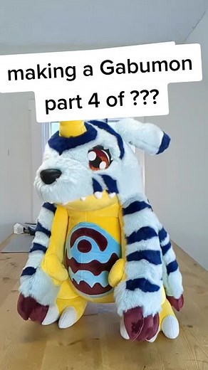 Machine Embroidery Techniques: Creating Gabumon Plushies