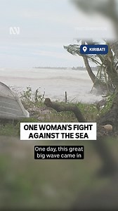 While living in Australia, Teaote learned that rising tides were swallowing the land she grew up on. After she flew back to Kiribati and found waves reaching her front door, she decided to make a change. With no training, only determination, she and her nephews built a seawall around her home by hand. Her work has since inspired her whole community and moved her daughter Marita to write a children's book, not only to honour her mother's strength but to raise awareness about the real threat of ri
