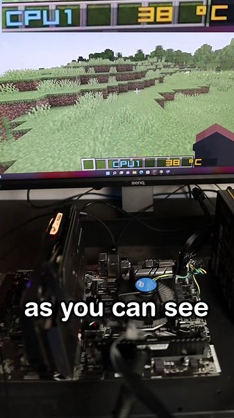 What happens if you game without a CPU cooler? #computerscience #pcsetup #laptophacks #technophile