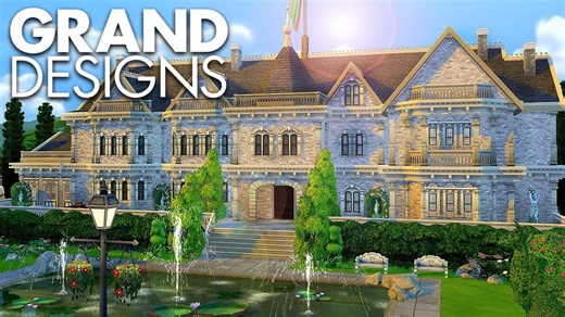 Building an English Sims 4 Mansion