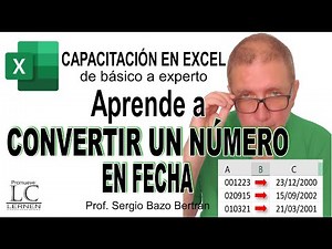 Learn how to convert a number to a date.