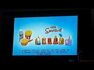 Burger King the Simpsons couch-a-bunga 2008 commercial
