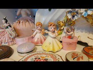 Vintage Ceramic Lady Figures! Josef Originals, Napco, Lefton, etc.