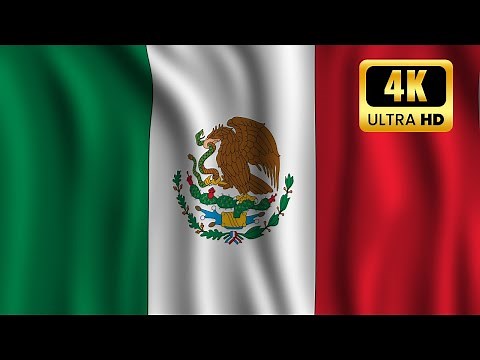 MEXICAN FLAG | FLAG OF MEXICAN | WAVING MEXICAN FLAG | 1 HOURS (4K UHD)