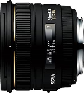 Sigma 50mm f/1.4 EX DG HSM Lens for Canon Digital SLR Cameras