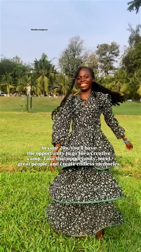 Grace Boluwatife Adeyemo | T.A.G on Instagram: "A very good decision. 🌸🌸 A time was had at the @creativeconnectcamp 🔥. I’m anticipating next year’s edition already 😫 Anticipate videos from this camp till the rest of the year. 😌 Friends, sit back and enjoyyyyy 🥳 Thank you for pushing this vision with myself and the other amazing friends @jay_davee ❤️🌸 Thank you for this video, my love @ennytimofe 💙 My love for this dress keeps growing 🌹🥹 I’ll definitely make more of it. 🫶 I can’t wait