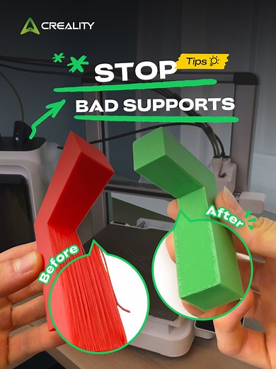 Fix Bad 3D Printing Support Surfaces with Simple Slicer Settings