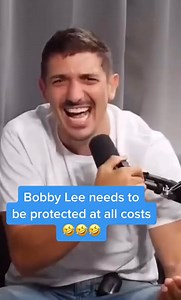 Protect him at all costs #bobbylee #bobbyleeclips #tigerbelly #comedian #funnymoments #fyp #foryou #korean # | Bobby Show