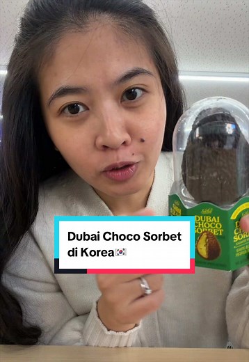 Jajanan Manis Korea: Dubai Choco Sorbet