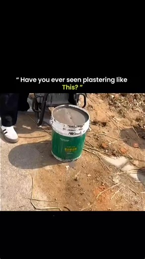 roboworks🤖 on Instagram: "Construction just hit a whole new level in China, and this plaster gun machine is the perfect example of how fast technology is changing the game. What normally takes hours of manual labor is done in just seconds with this insane gun-type plaster machine. The moment the operator pulls the trigger, the wall gets coated evenly, smoothly, and unbelievably fast -almost like watching a paint sprayer but for cement! It's wild to see how efficiently this machine works. No mes