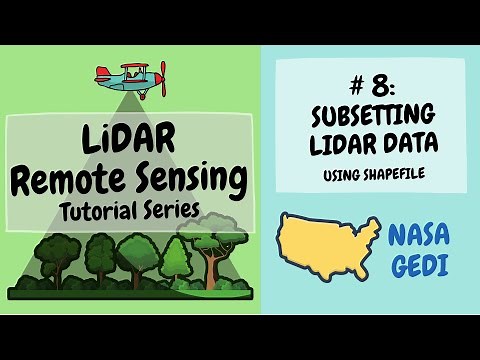 Subsetting NASA GEDI LiDAR Data using ArcGIS Shapefiles (Lidar remote sensing | Part 8)