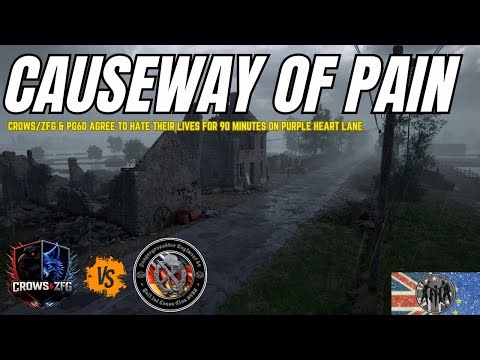 Competitive Hell Let Loose Purple Heart Lane | Crows ZFG 9AD 48th vs PG60 | Carentan Causeway