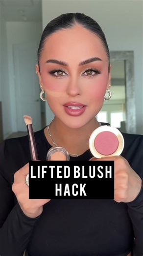 Lifted Blush Placement Hack: Perfect Blush Hack for Your Face Shape