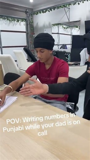 Writing numbers in Punjabi be like