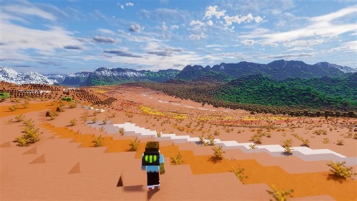 这个世界生成器是如何产生倾斜的河流和瀑布的？