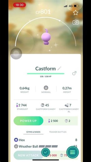 Pokemon GO - Shiny Castform