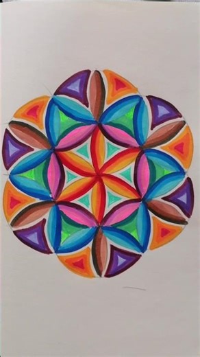 Easy Compass design and coloring.