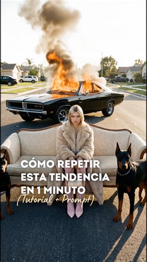 Cómo repetir tendencia de IA en 1 minuto (Tutorial + Prompt en la descripción)