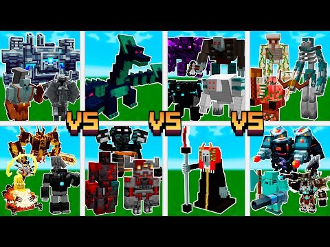 Mutants Battle. Minecraft Mob Battle