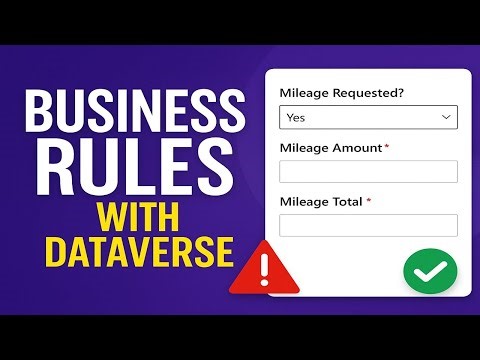 Power Apps Business Rules Explained | Hide, Show & Clear Fields Dynamically