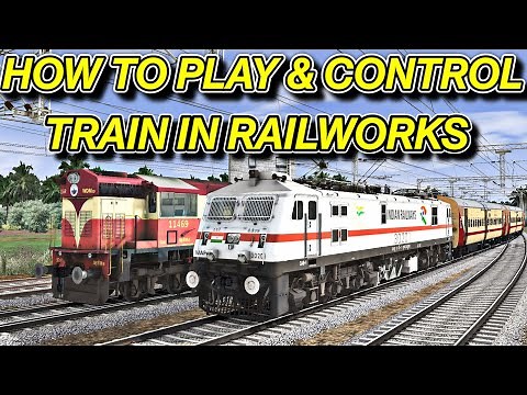 How To PLAY & Control Train Game in Train Simulator Tutorial in Hindi | ट्रेन सिम्युलेटर कैसे खेले