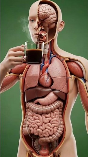 What Happens When You Drink Coffee on an Empty Stomach? (Shocking Truth!) #anatomy #coffee