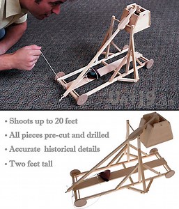 Authentic Working Wood Trebuchet Kit