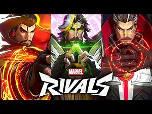 Marvel Rivals - All Doctor Strange Abilities, Skins, Emotes, Intro & MVP Animations (4K 60FPS)