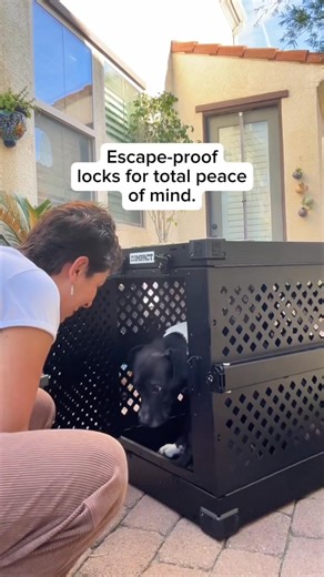 33 reactions | Don't settle for cheap temporary crates. Give your dog...