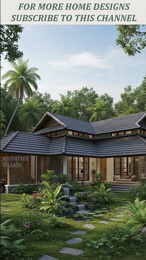 Lush Garden Oasis: Single Floor Traditional Home Design | Must-See House Tour