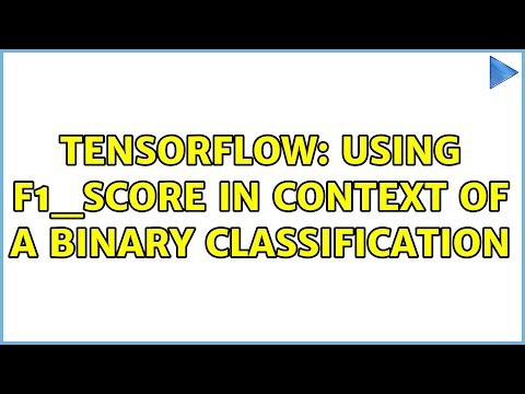 TensorFlow: using F1_score in context of a binary classification