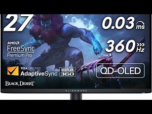 Review: Alienware AW2725DF – 360Hz OLED QD 26.7” WQHD Gaming Monitor with FreeSync Pro (2025)