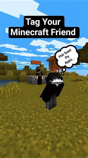 Tag Your Minecraft Friend 😜 #minecraft #shorts