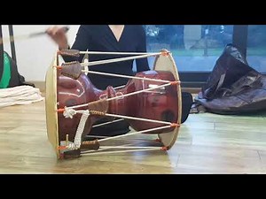 Janggu lesson for Korean traditional drum