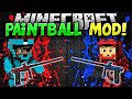 Minecraft | PAINTBALL MOD!!! | Guns, Bases, and MORE!! | Mod Showcase [1.8]