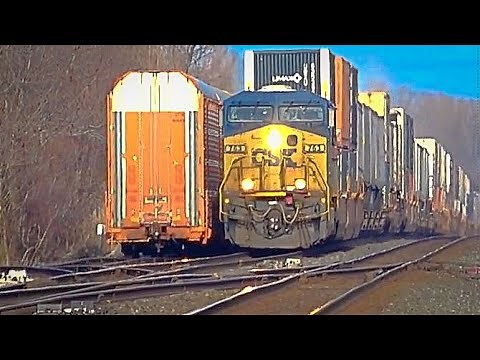 CSX and NS Trains w High Quality Sound