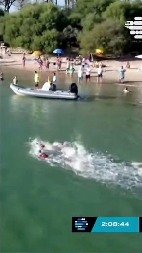 Epic Gold Medal Showdown: Girls’ 10km Open Water Race Highlights #goldmedal #openwater