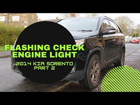 FLASHING check engine light - 2014 Kia Sorento Part 2