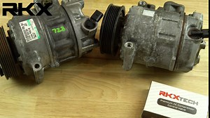 RKX AC Compressor Control Solenoid Valve Replacement For Valeo and Zexel DCS17EC, VCS14EC compatible with Nissan, Volvo, Hyundai